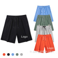 Summer Casual Hommes&#39;s Shorts personnalisés Logo Men Jogger Pantalon Sport rapide Hommes Gym Gym Pantalon court